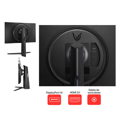 Monitor Gamer LG 24GS65F 24 FHD IPS 180Hz 1ms UltraGear