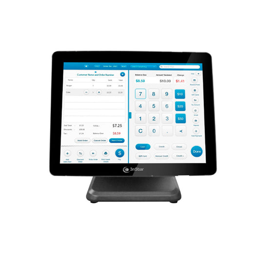 Sistema Pos 3nstar Pte0105 Celeron 4gb Ssd 120gb Táctil 15