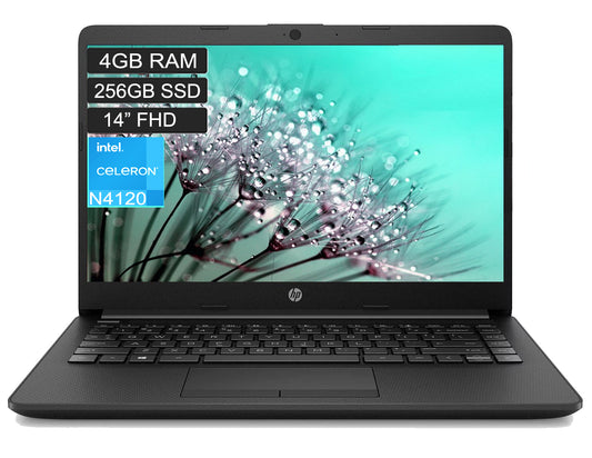 Portátil Hp 14-dq0517la Intel N4120 Quad Core 4gb 256gb 14