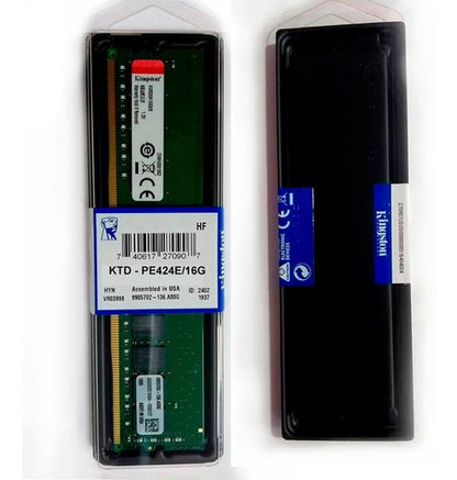 Memoria Ram 16gb Para Pc Torre Ddr4 2400 Kingston Escritorio