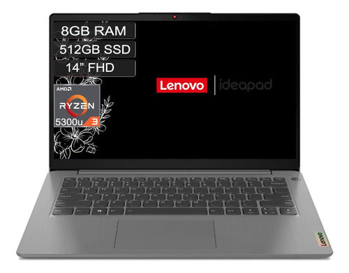 Portátil Lenovo Ideapad 14alc6 Ryzen 3 5300u 8gb 512gb Fhd