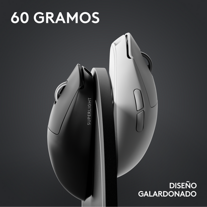 Mouse Logitech Gamer Inalámbrico Pro X SUPERLIGHT 2 Blanco