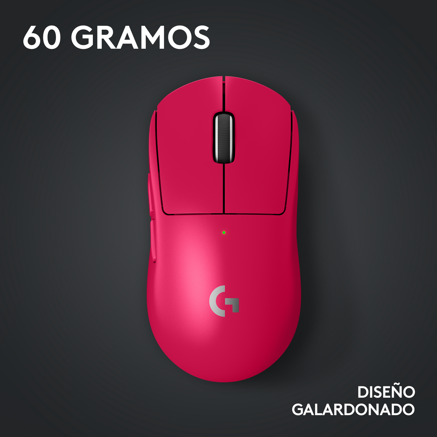 Mouse Logitech Gamer Inalámbrico Pro X SUPERLIGHT 2 Magenta