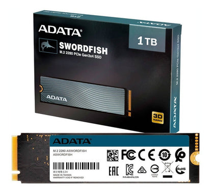Disco Solido Ssd M2 Adata Swordfish 1tb M.2 Pcie Express