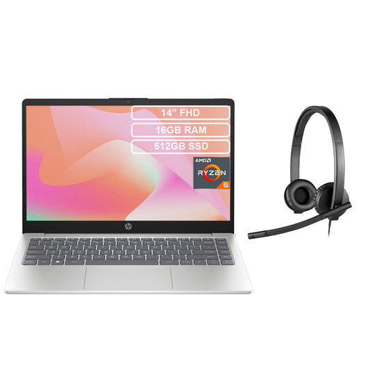 Portátil Hp 14 Em0009la Ryzen 5 7520u 16gb 512gb FHD Combo