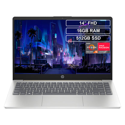 Portatil Hp Laptop 14 Em0009la Ryzen 5 7520u 16gb 512gb Fhd