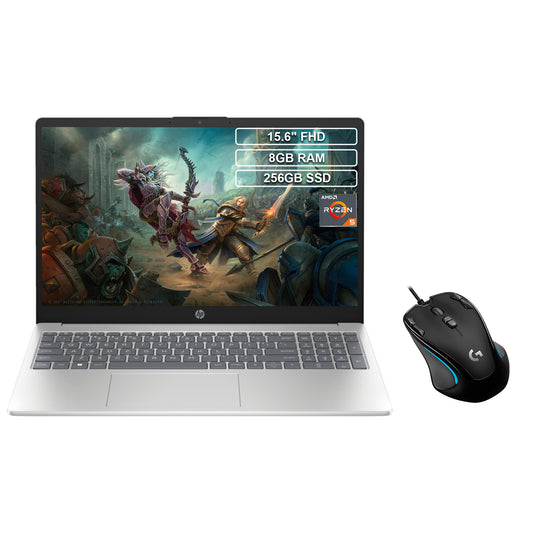 Portátil HP 15-fc0009la Ryzen 5 7520U 8GB 256GB FHD 15 Combo