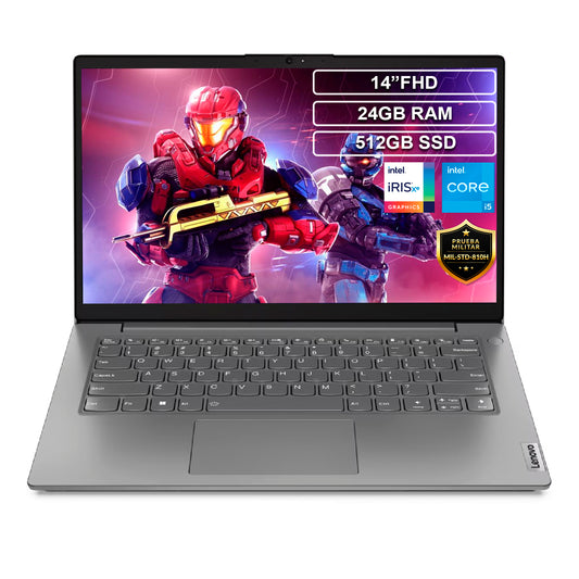 Portátil Lenovo V14 G3 Core i5 1235U 24GB 512GB FHD 14 Iris