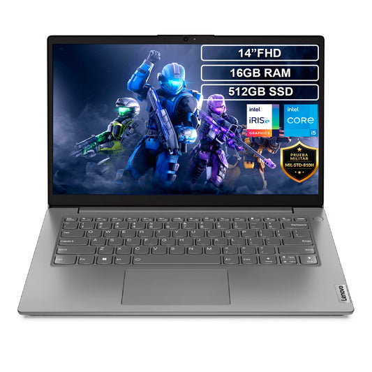 Portátil Lenovo V14 G3 Core i5 1235U 16GB 512GB FHD 14 Iris