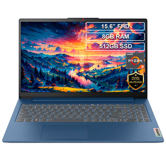 Portátil Lenovo 15AMN8 Ryzen 3 7320U 8GB 512GB IdeaPad Slim