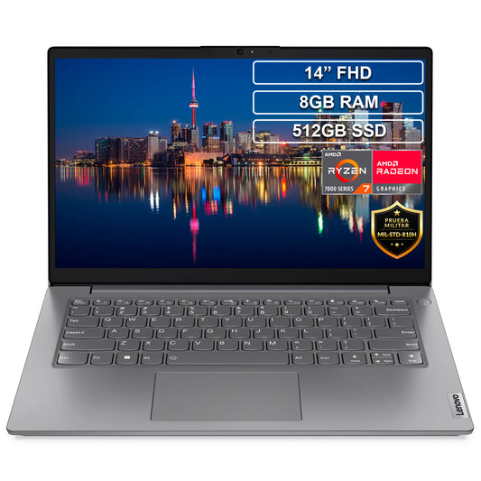 Portatil Lenovo V14 G4 Ryzen 7 7730U 8GB 512GB FHD 14