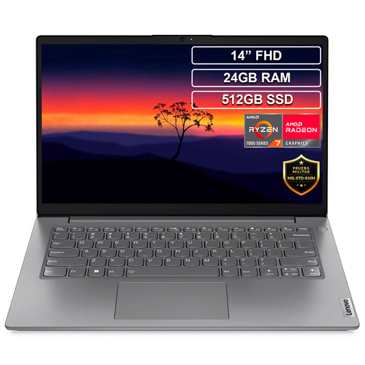 Portatil Lenovo V14 G4 Ryzen 7 7730U 24GB 512GB FHD 14