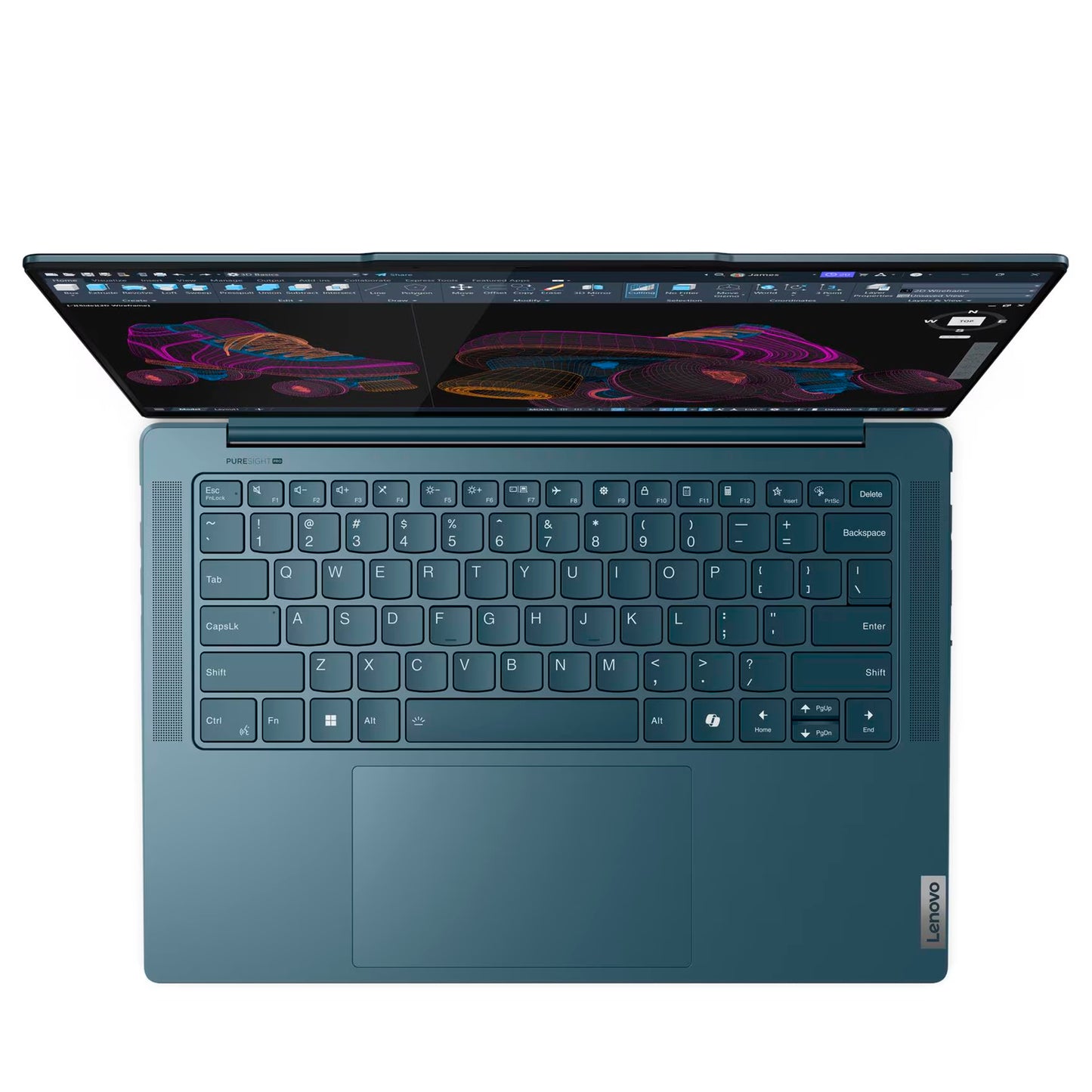 Portátil Lenovo Yoga Pro Ryzen 7 8845HS 16GB 1TB RTX 3050