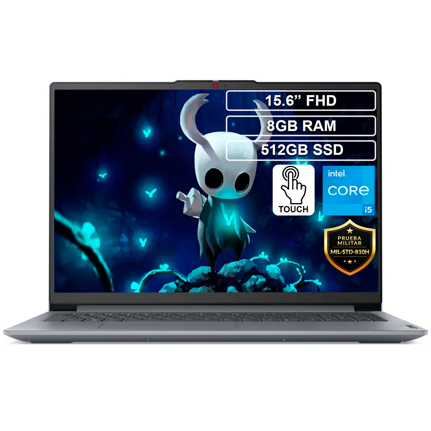 Portátil Lenovo Slim 3 core i5 12450H 8GB 512GB 15.6 Táctil
