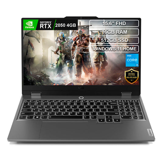 Portátil Gamer Lenovo LOQ Core i5 12450HX 16gb 512GB RTX2050