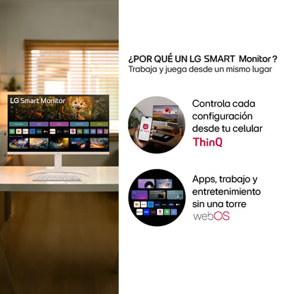 Monitor Smart LG 32SR75U 32” 4K UHD webOS USB Typo-C