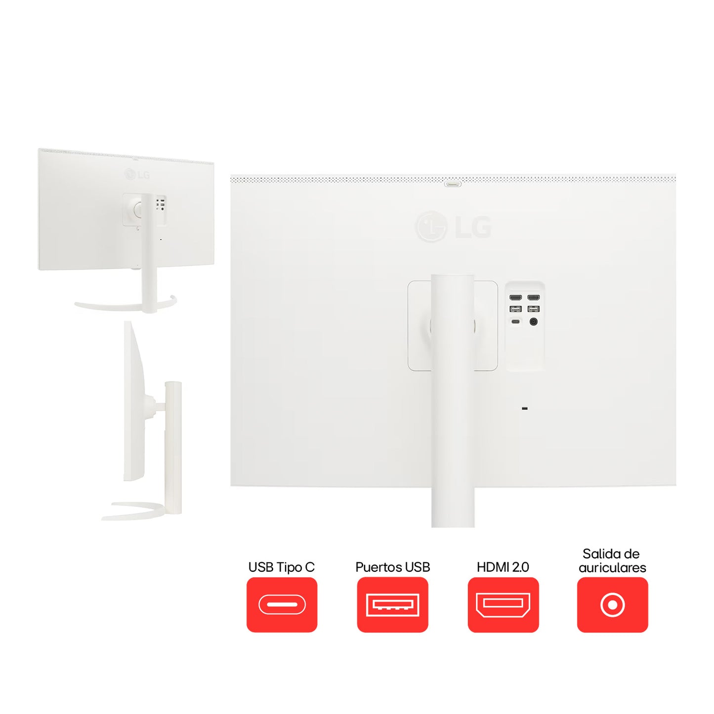 Monitor Smart LG 32SR75U 32” 4K UHD webOS USB Typo-C