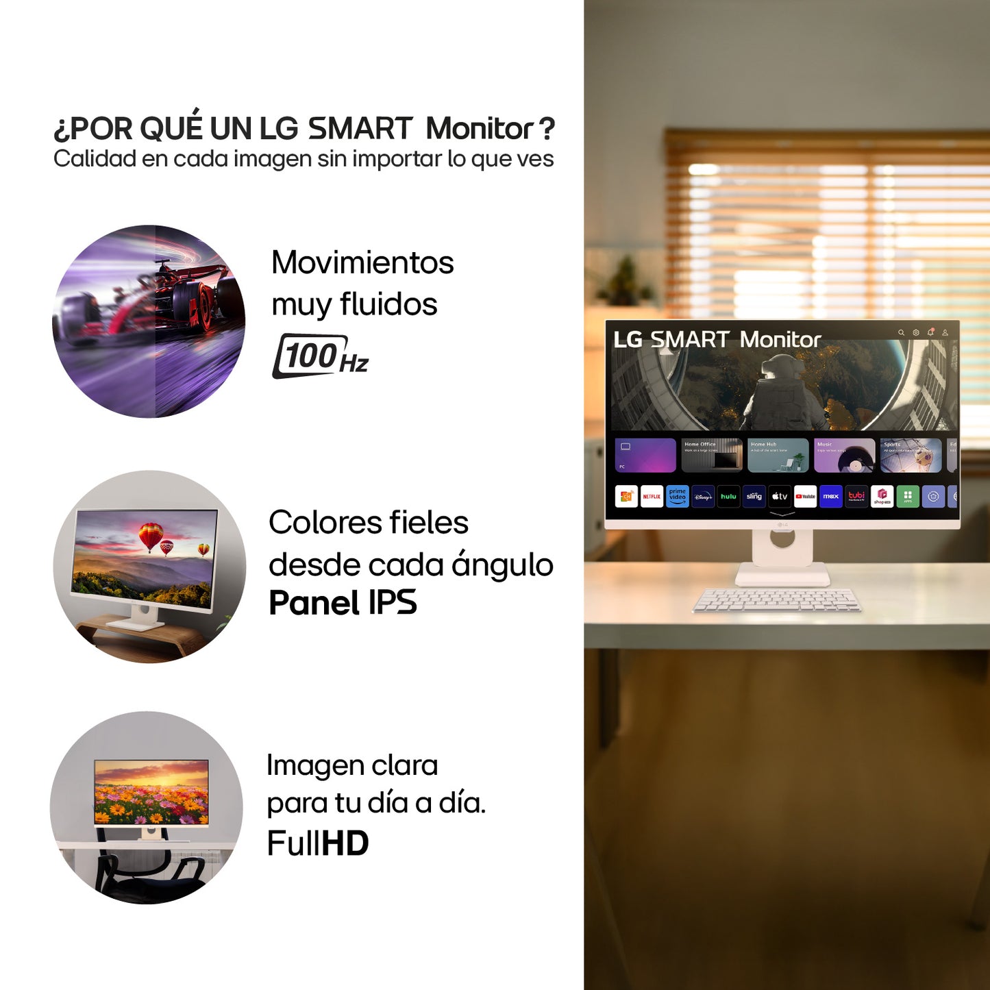 Monitor LG 27U511SA Smart 27 IPS Bluetooth WebOs