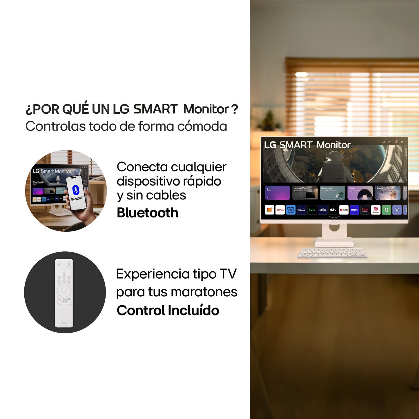 Monitor LG 27U511SA Smart 27 IPS Bluetooth WebOs