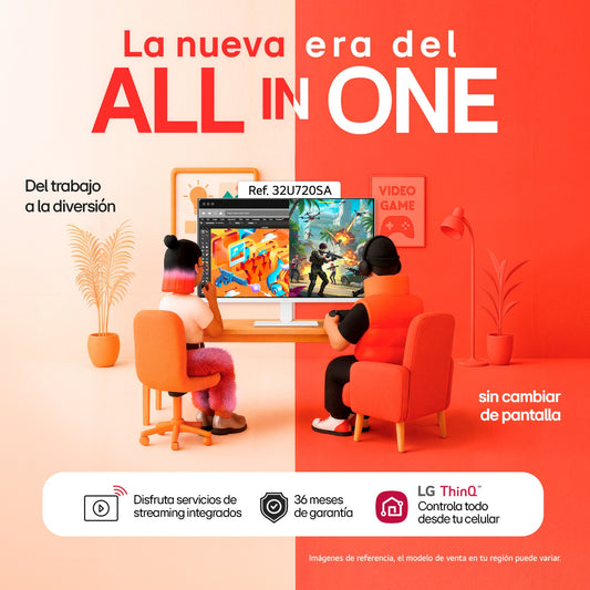 Monitor LG 32U720SA Smart 32 IPS 4K UHD WebOs