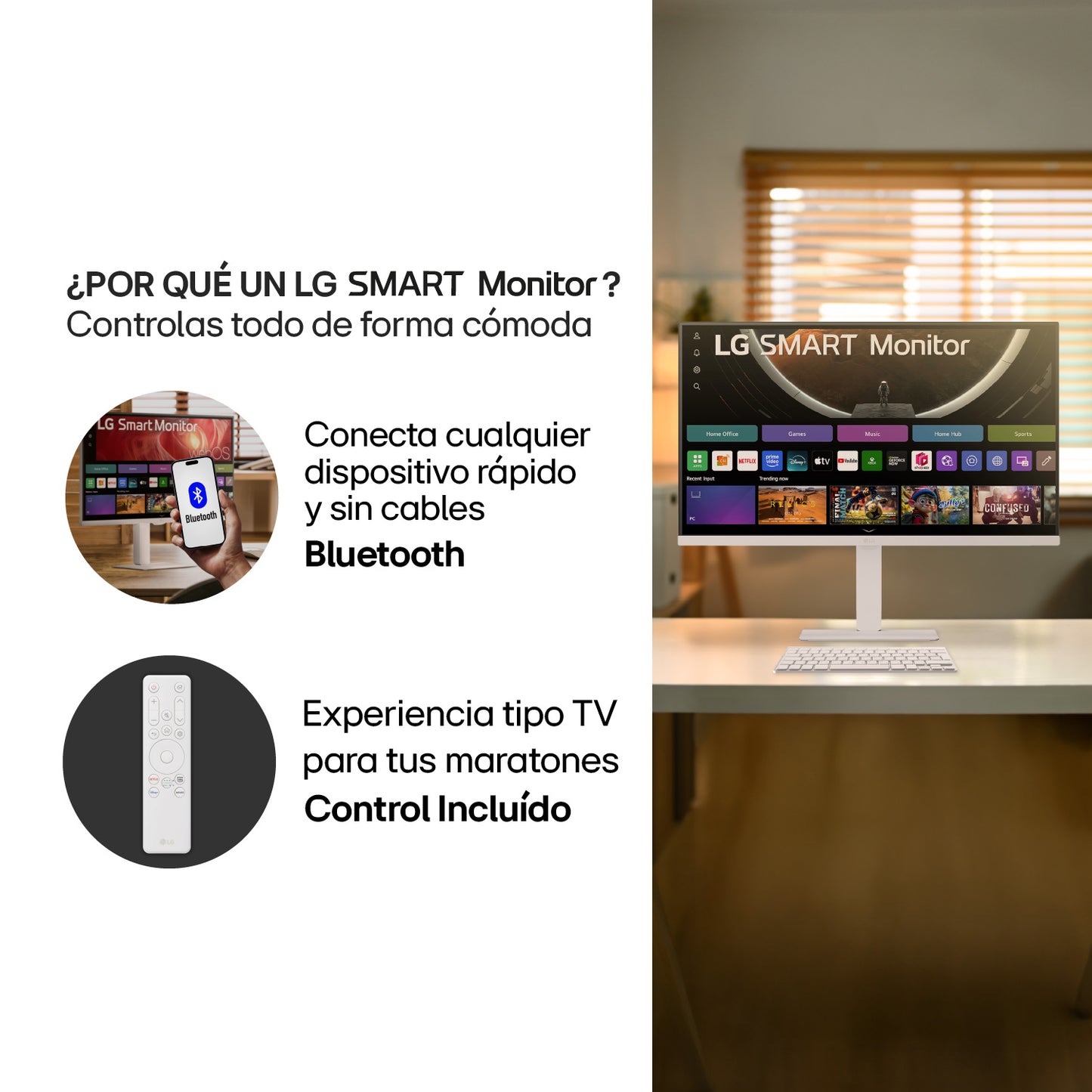 Monitor LG 32U720SA Smart 32 VA 4K UHD WebOs