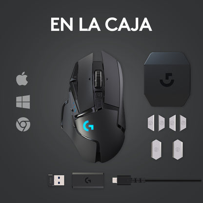 Mouse Gamer Inalámbrico Recargable Logitech G Ightspeed G502