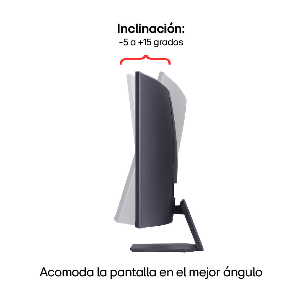 Monitor Curvo Gamer UltraGear LG 27GS60QC QHD 180Hz 1ms 27”