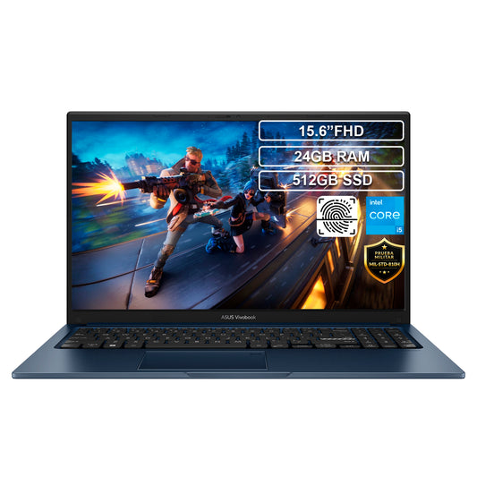 Portátil Asus X1504ZA Core i5 1235u 24gb 512gb FHD 60Hz 15.6