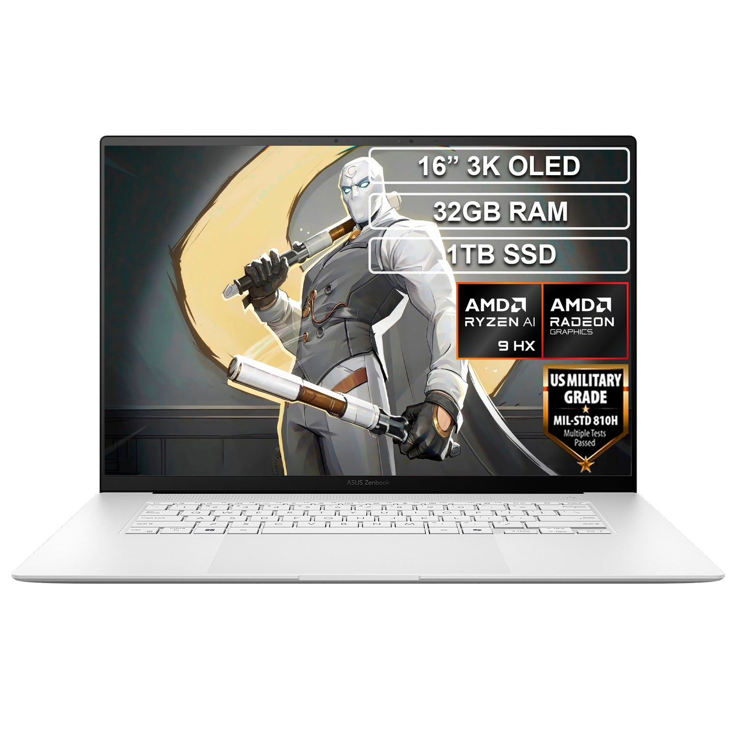 Portátil Asus UM5606WA Ryzen AI 9 HX 170 16GB 1TB Zenbook