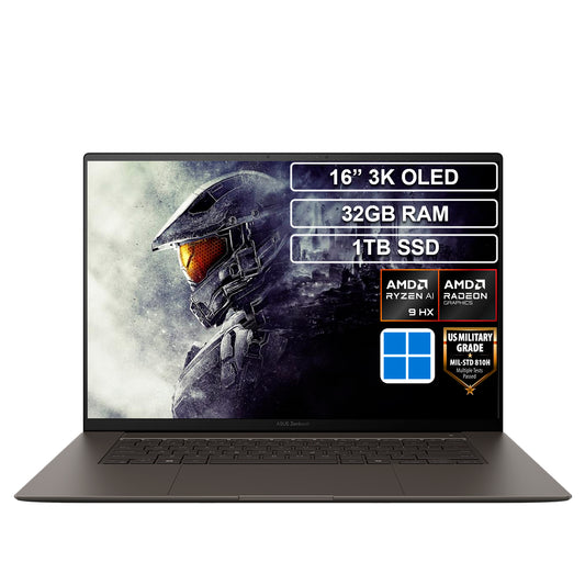Portátil Asus UM5606WA Ryzen AI 9 HX 370 32GB 1TB Zenbook