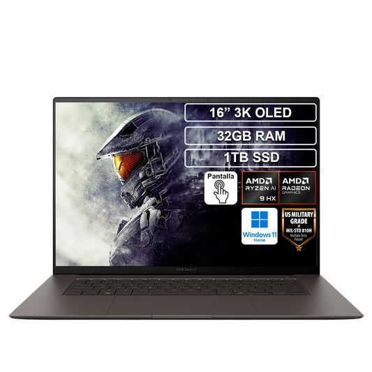 Portátil Asus UM560 Ryzen AI 9 HX 370 32GB 1TB Zenbook Touch