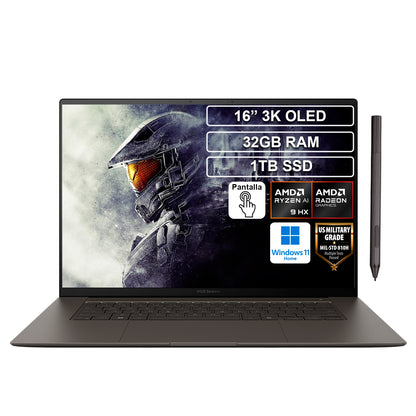 Portátil Asus UM560 Ryzen AI 9 HX 370 32GB 1TB Zenbook Touch
