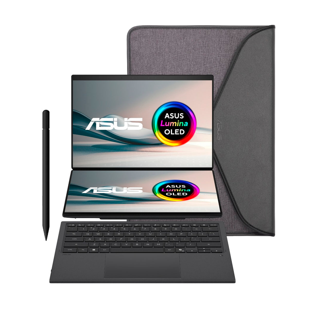 Portatil Asus Zenbook Duo UX8407AA Intel Core Ultra X7 358H 32GB 1TB 14" 3K Oled Touch
