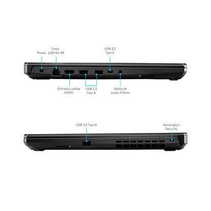 Portátil Gamer Asus Tuf Ryzen 7 7445HS 8GB 512GB RTX 3050