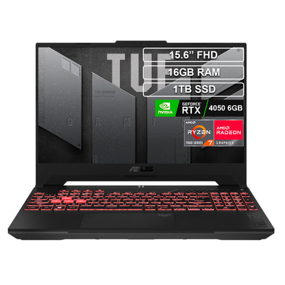 Portátil ASUS TUF GAMING A15 Ryzen 7 7435HS 16GB 1TB RTX4050