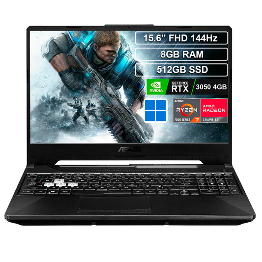 Portátil Gamer Asus Tuf Ryzen 7 7435HS 8GB 512GB RTX3050 Win