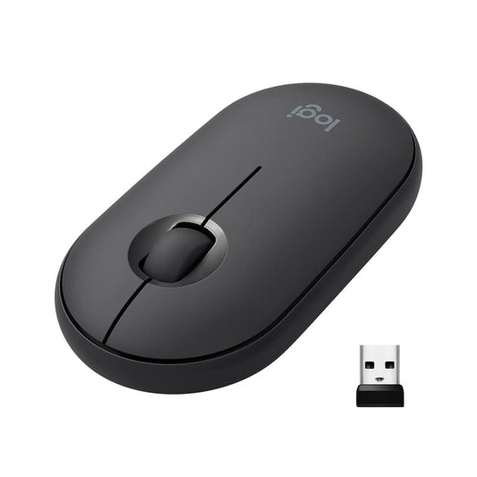 Mouse Inalámbrico Logitech Pebble M350S Negro