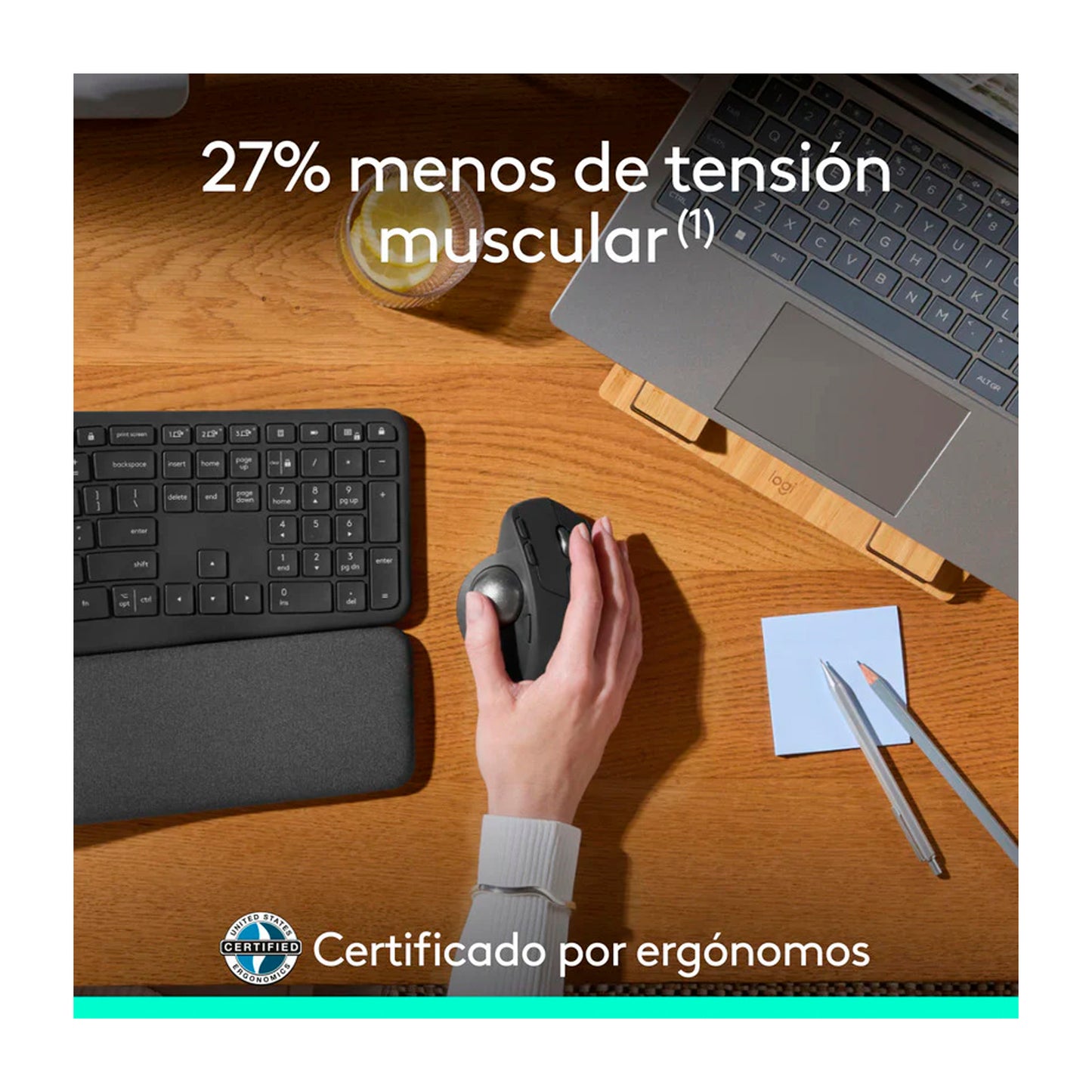 Mouse Inalambrico Logitech Mx Ergo S Recargable Unifying