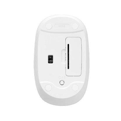 Mouse Logitech M196 Inalámbrico Bluetooth Blanco