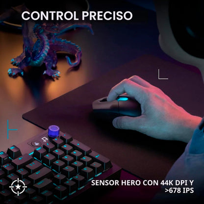 Mouse Gamer Logitech G305 X Inalámbrico Lightspeed - Negro