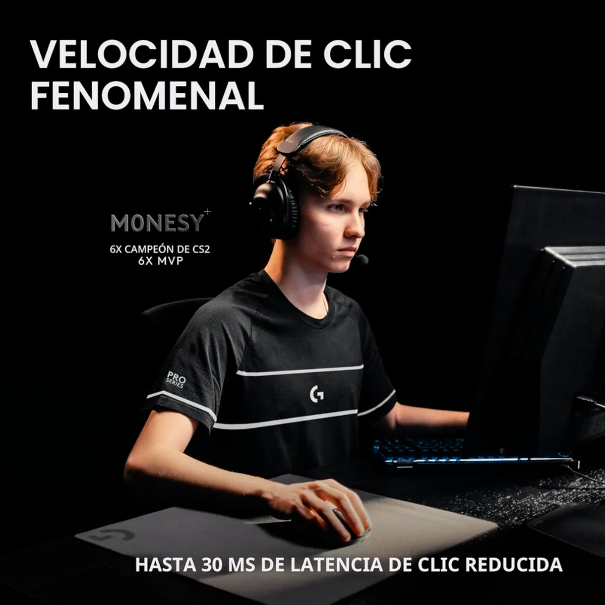 Mouse Gamer Logitech G PRO X2 SUPERSTRIKE Inalámbrico