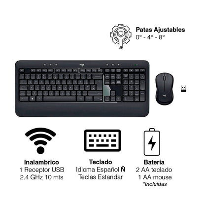 Combo Teclado Y Mouse Inalambrico Logitech Mk540