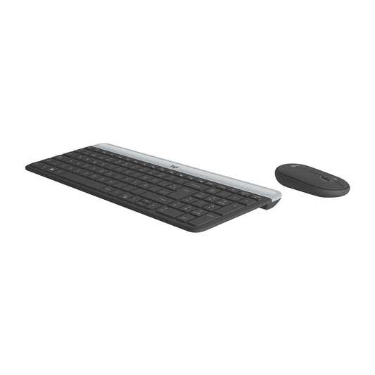 Combo Teclado y Mouse Logitech MK470 Slim inalámbricos Negro