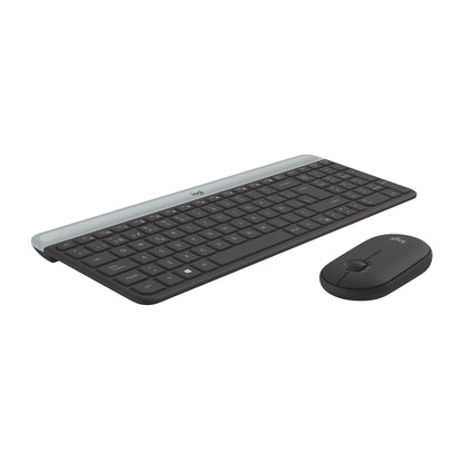 Combo Teclado y Mouse Logitech MK470 Slim inalámbricos Negro