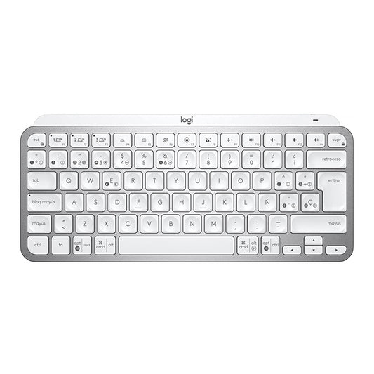 Teclado Logitech Mx Keys Mini Bluetooth Backlight - Gris