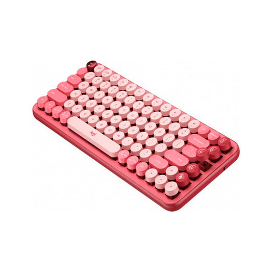 Teclado Bluetooth Logitech Pop Keys Emoji Color Heartbreaker