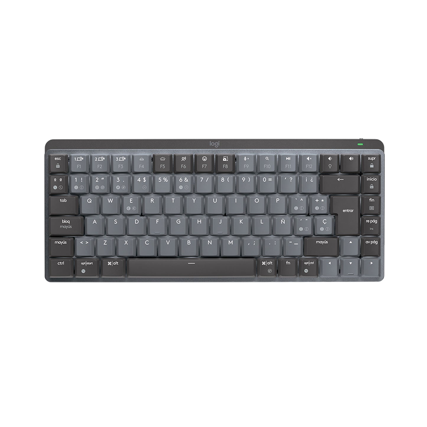 Teclado Bluetooth Logitech Mx Mechanical Mini Recargable Esp