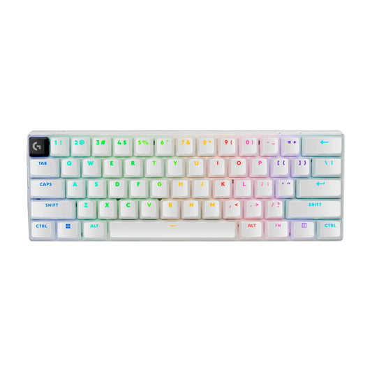 Teclado Gaming Logitech Pro X 60 LIGHTSYNC 60% RGB - Blanco
