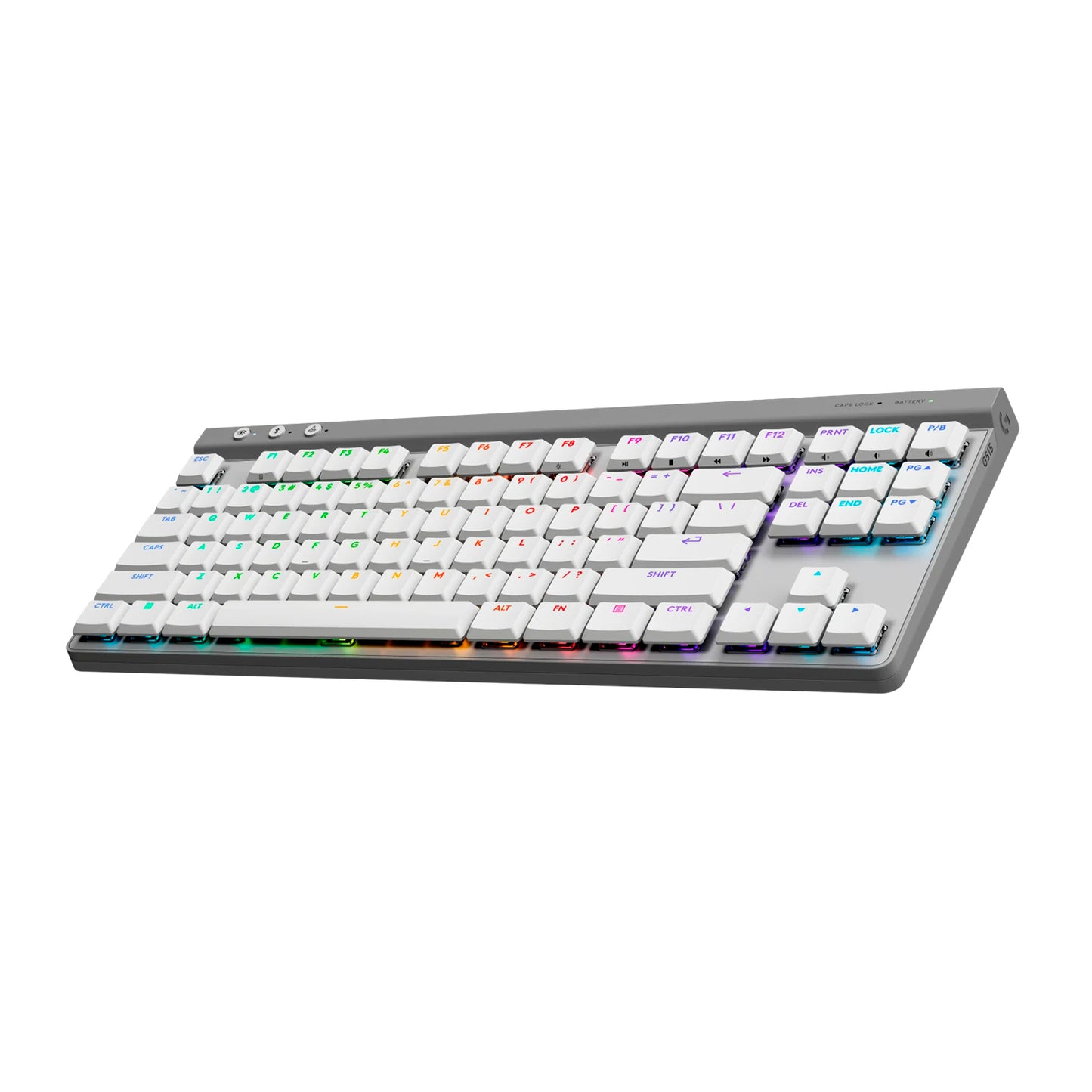 Teclado Gaming Logitech G515 LIGHTSPEED TKL RGB - Blanco