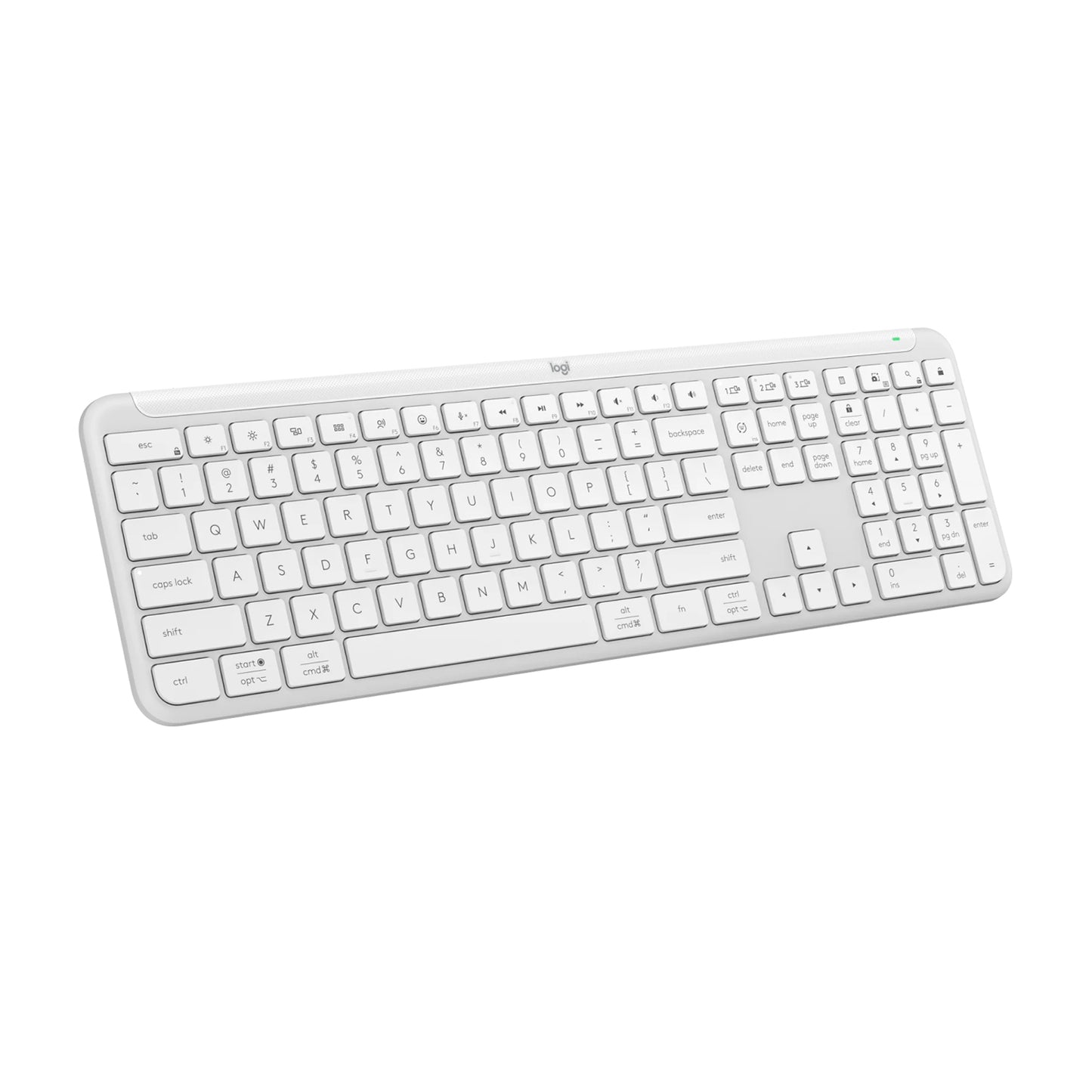 Teclado Inalámbrico Logitech Slim K950 Bluetooth - Blanco